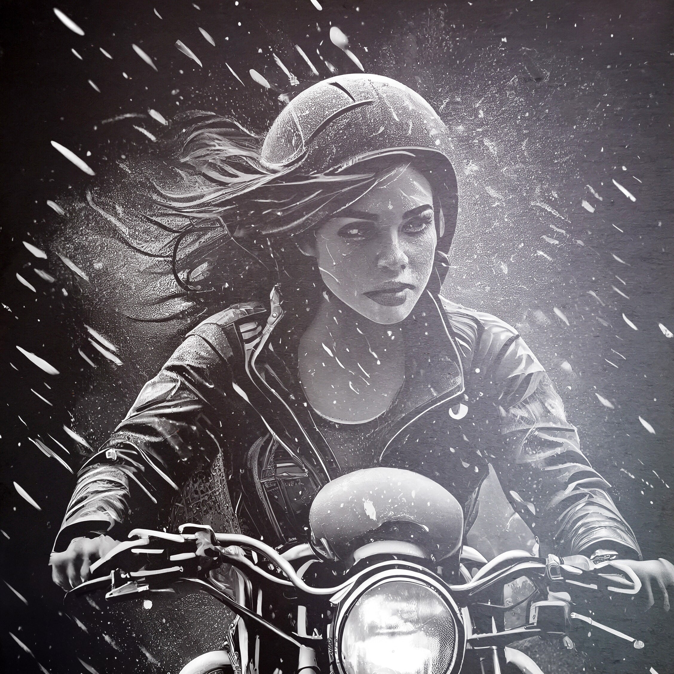 Slate - Wild Road: Girl on a motorcycle
