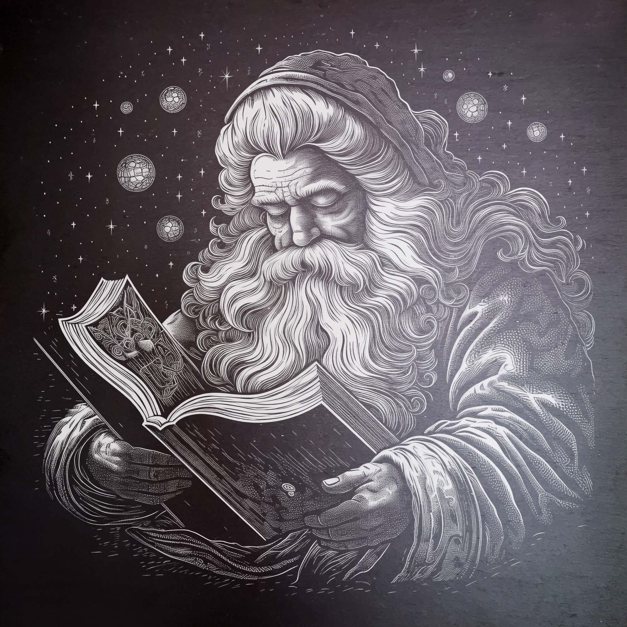 Slate - Reading Santa Claus