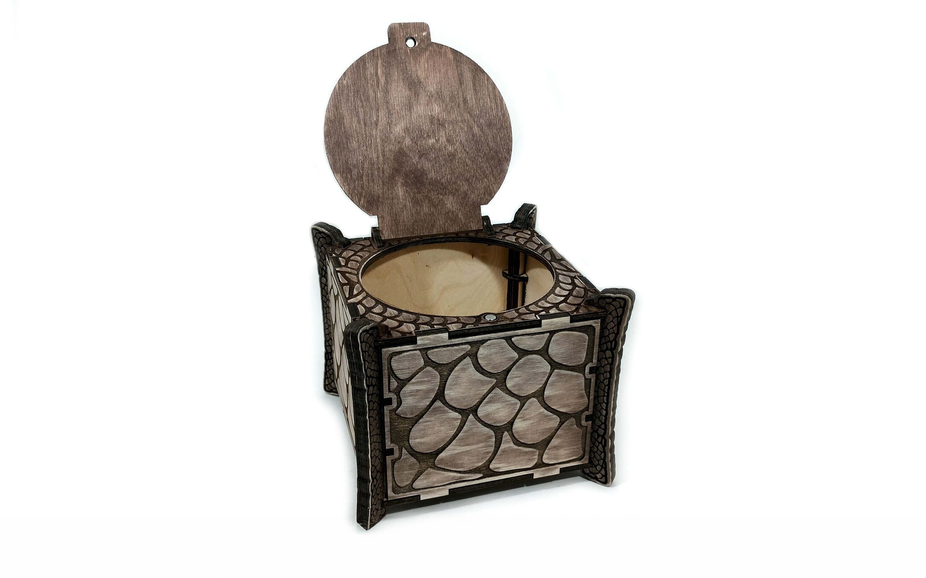 Caja de artesanía 'Escamas de madera' de Marchidan